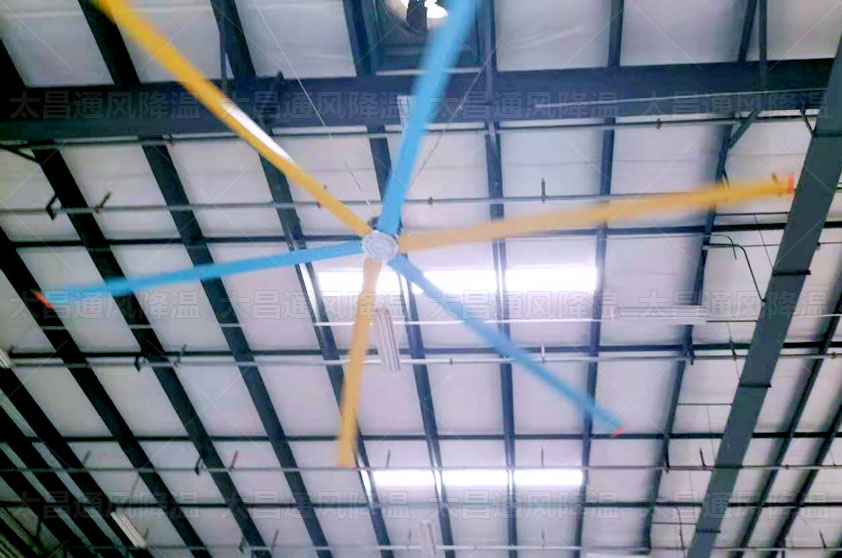 剛結(jié)構(gòu)廠房工業(yè)大風(fēng)扇如何安裝呢？
