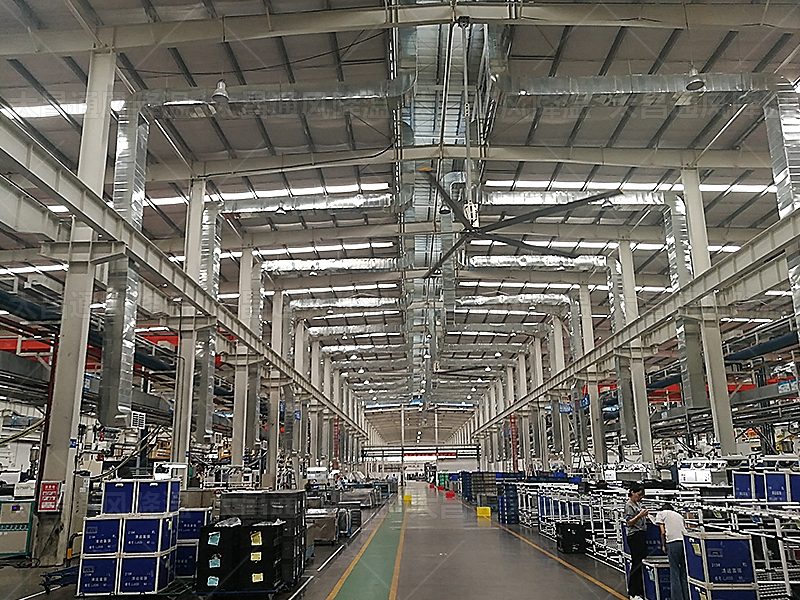 汽車配件鋼結(jié)構(gòu)廠房降溫方案大揭秘：多管齊下破解“熱”難題